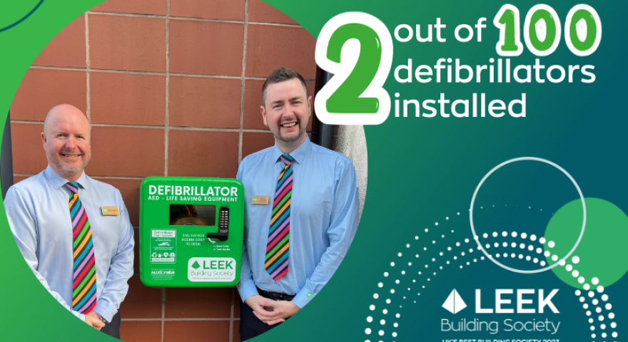 Our next defibrillator takes pride of place in Newcastle